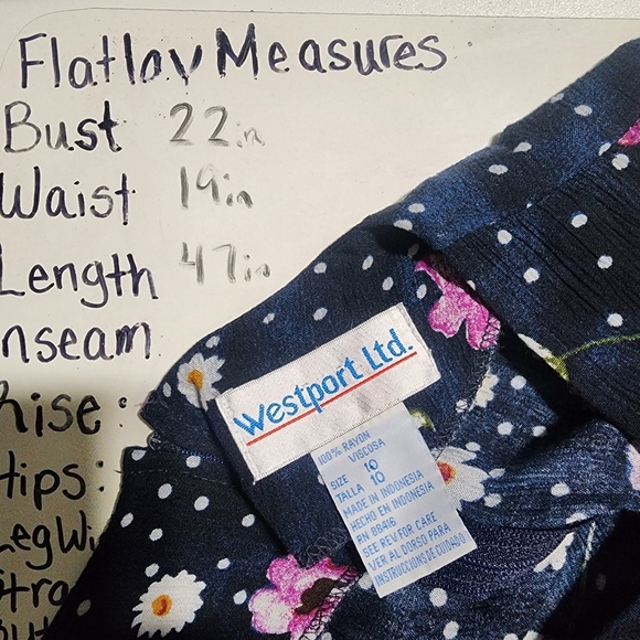 Vintage floral polkadot buttondown dress - Picture 10 of 10